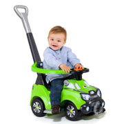 Vista lateral mostrando el gancho y la bandeja.
