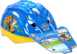 Vista trasera del casco Paw Patrol con rueda de ajuste