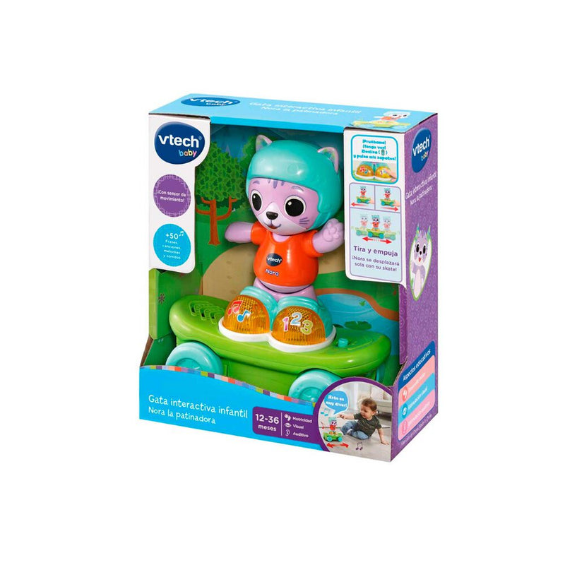 Vtech Gata interactiva infantil Nora la patinadora (560922)