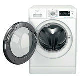 Lavadora Whirlpool FFB 11489 BV SPT 11 kg, con la puerta abierta