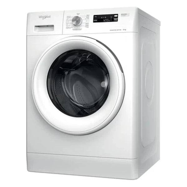 Lavadora Whirlpool FFS 8258 W SP 8 kg, vista en tres cuartos