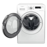 Lavadora Whirlpool FFS 8258 W SP 8 kg, con la puerta abierta