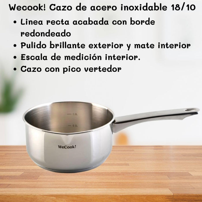 Wecook Cazo de acero inox 16cm (63016)
