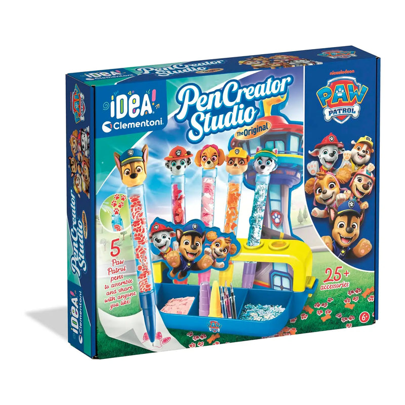 Caja del Clementoni PenCreator Studio Patrulla Canina para crear 5 bolígrafos de Paw Patrol, referencia 18381