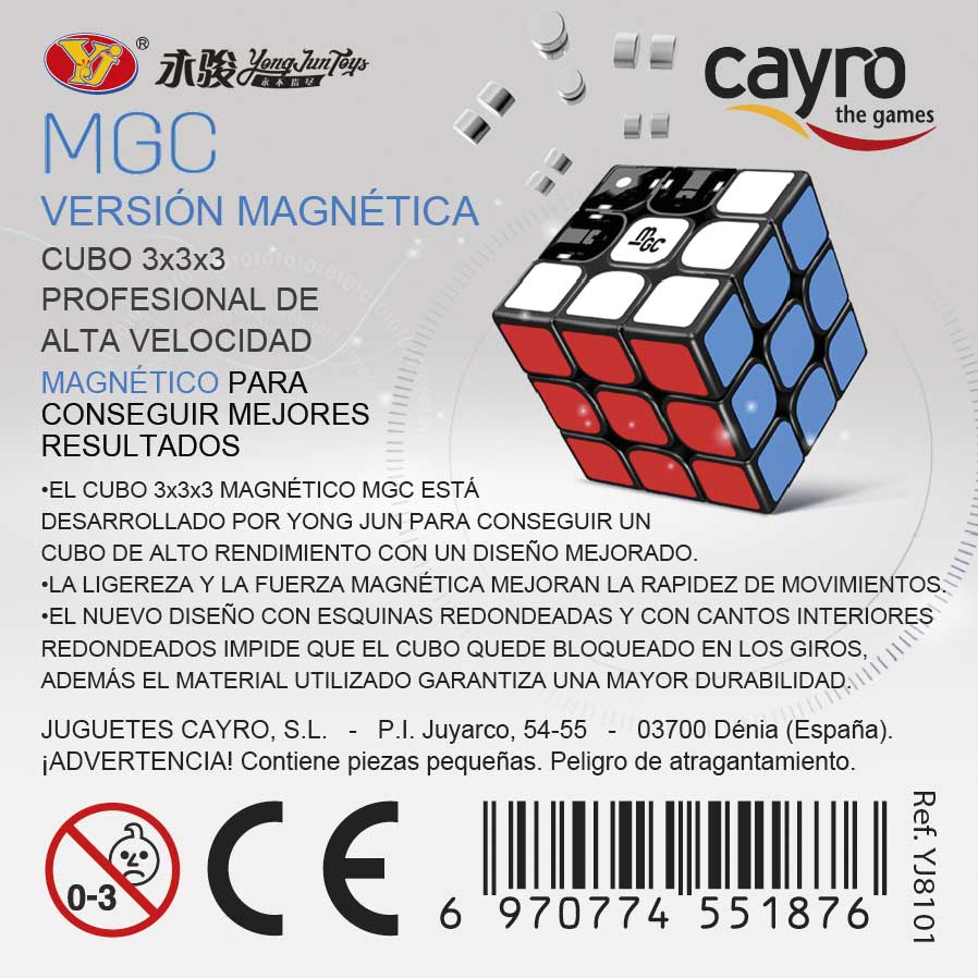 Profesional Speed Cube Mgc 3x3x3 Cayro, imagen 5