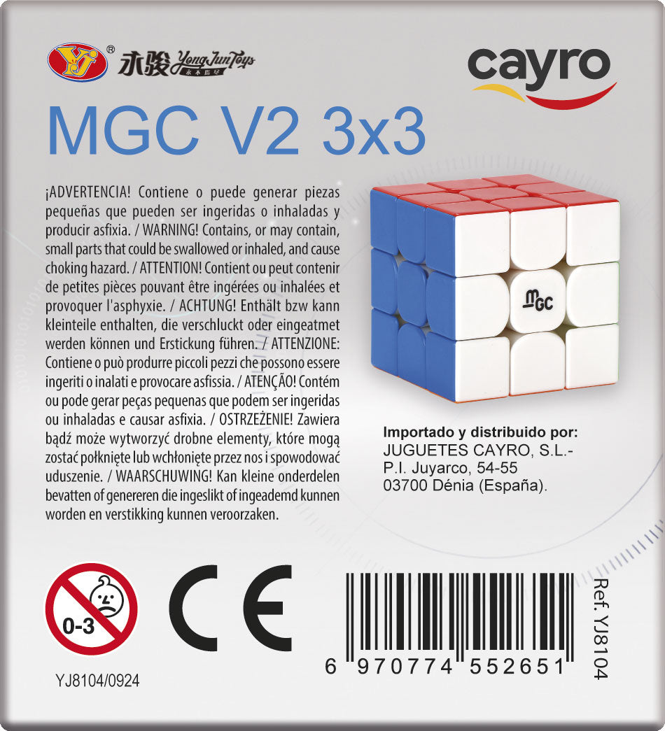 Professional Speed Cube Mgc V2 3x3x3 Cayro, imagen 4