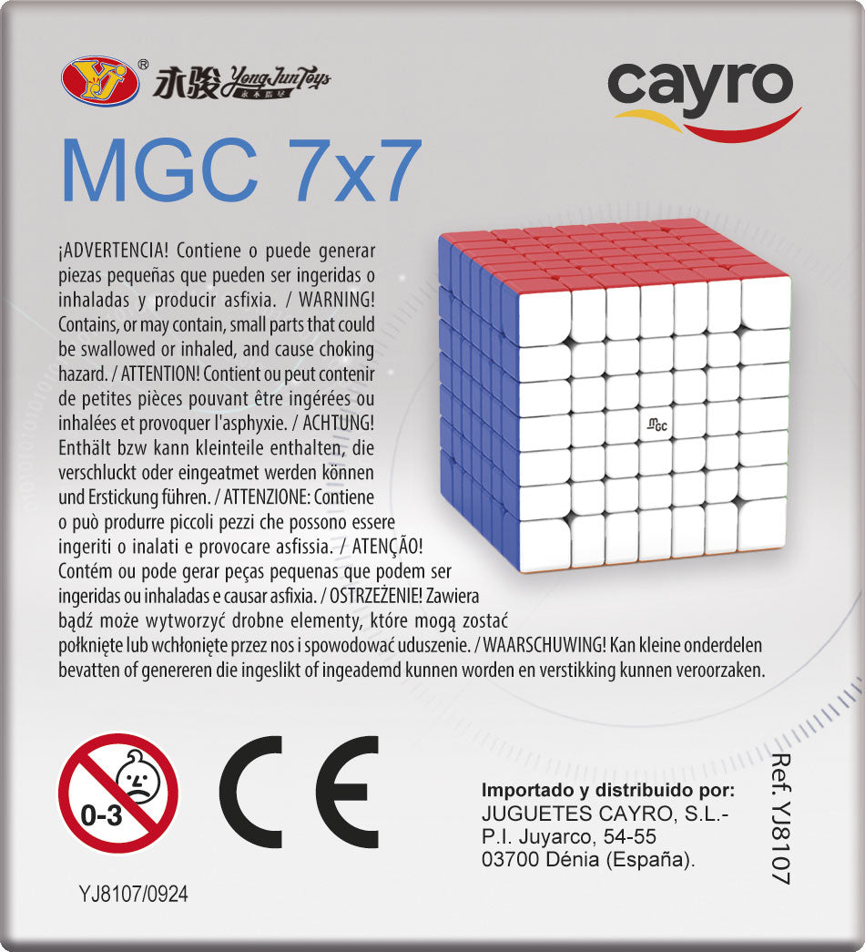 Professional Speed Cube Mgc 7x7x7 Cayro, imagen 3