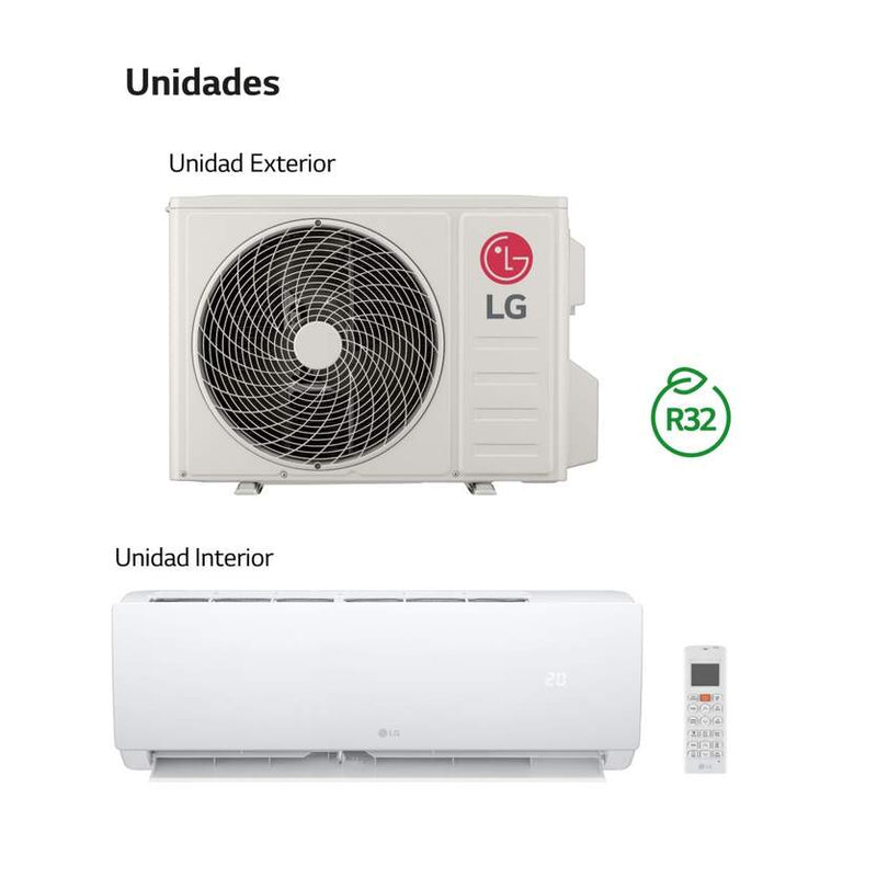 Aire Acondicionado Split LG LGSMART12.SET R32 3000 Frigorías WiFi Inverter A++