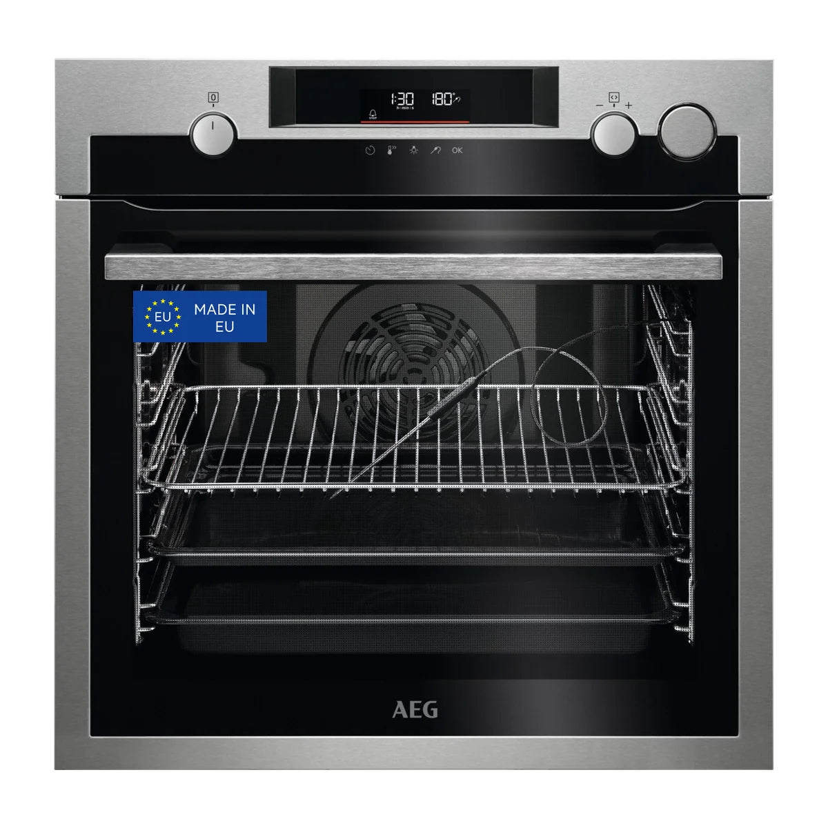 Horno pirolítico con vapor AEG BSE572360M 72 L