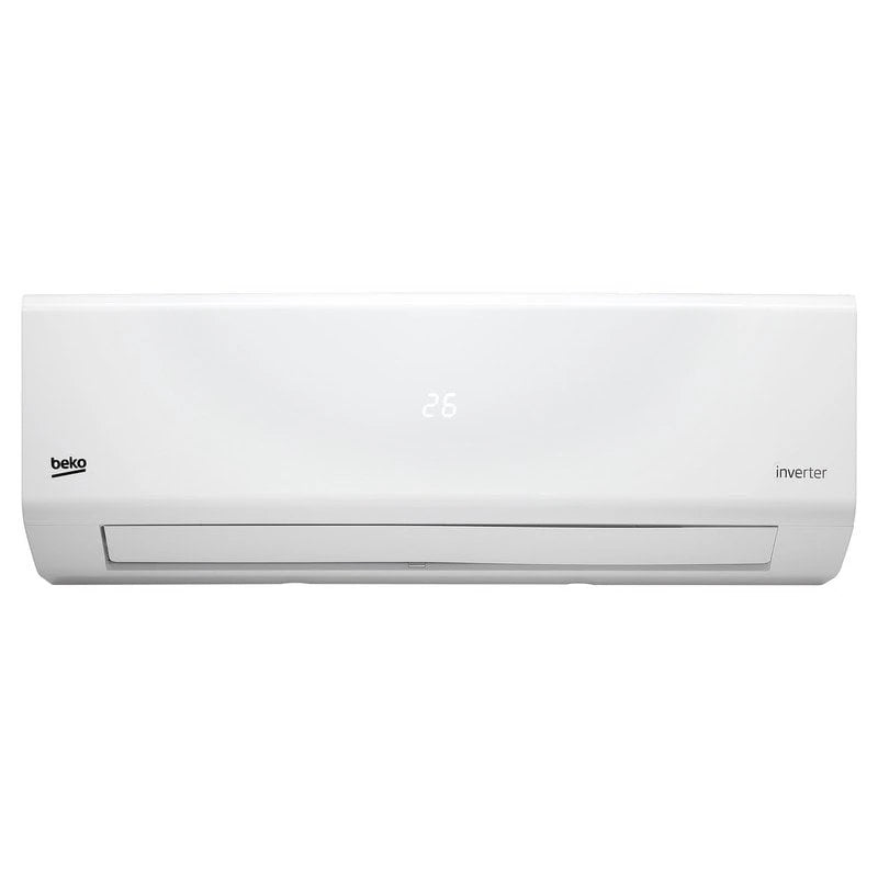 Unidad interior del aire acondicionado Beko BEHPP120/121 en pared, vista frontal