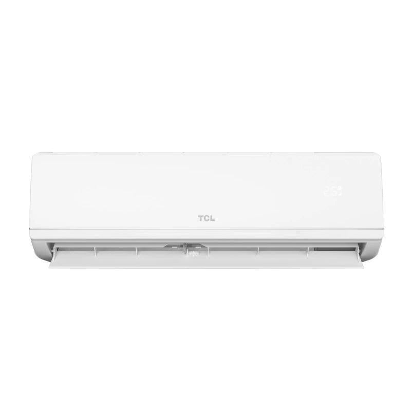 Vista frontal del TCL Elite S09F4S1 con lamas de ventilación abiertas