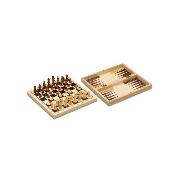 Toy Planet Ajedrez, Damas y Backgammon Plegable (00648)