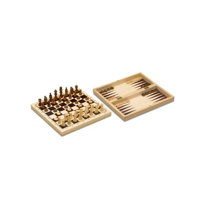 Toy Planet Folding Chess, Checkers and Backgammon (00648)