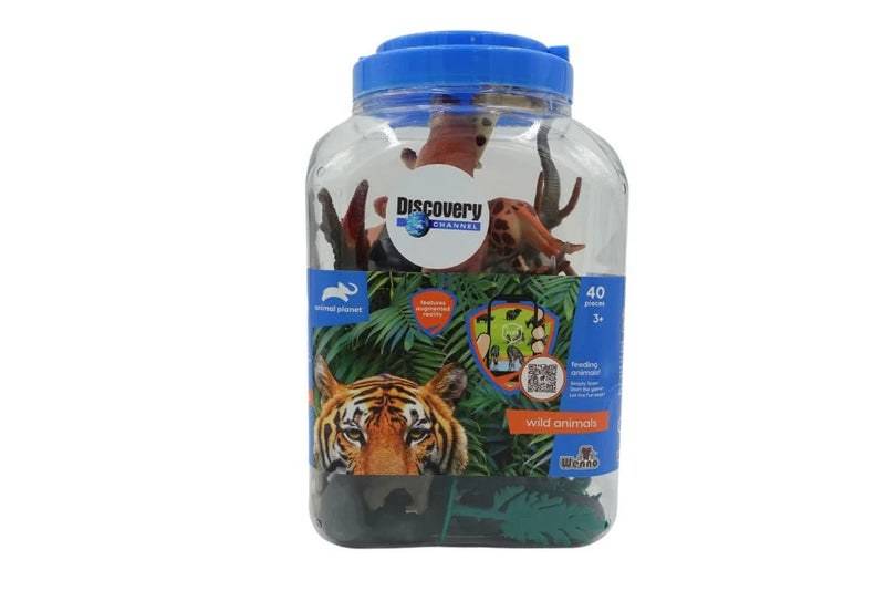 Valuvic Cube de 40 pièces d'animaux sauvages (D6701)