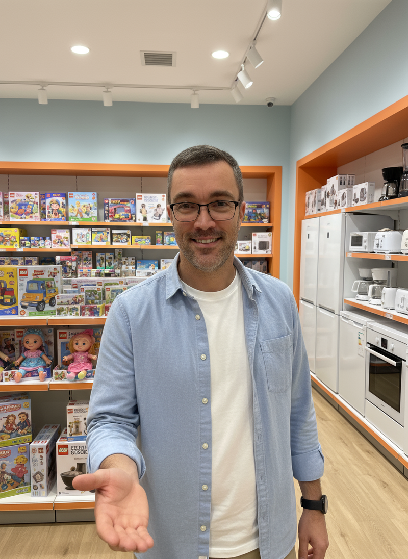 Antonio en Híper Ocio - Electrodomésticos y Juguetes