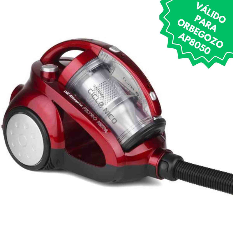Filtro de Recambio para aspiradora Orbegozo AP8010/AP8011/AP8050 (Ref. 15240)