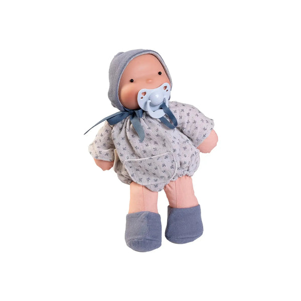 Muñecas Antonio Juan - Ariel Azul con capota parejita. Organic Doll (86321)