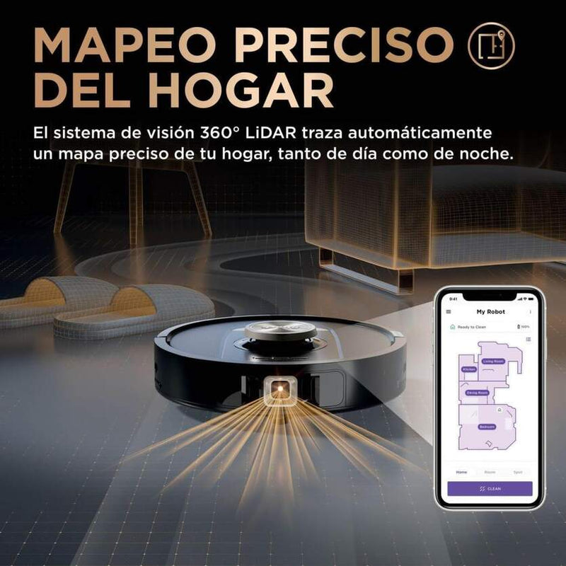 Robot Aspirador Shark RV2800ZEEU con Fregado y Autovaciado