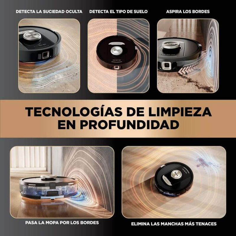 Robot Aspirador Shark RV2800ZEEU con Fregado y Autovaciado
