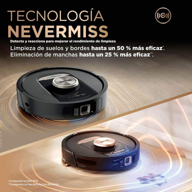 Robot Aspirador Shark RV2800ZEEU con Fregado y Autovaciado