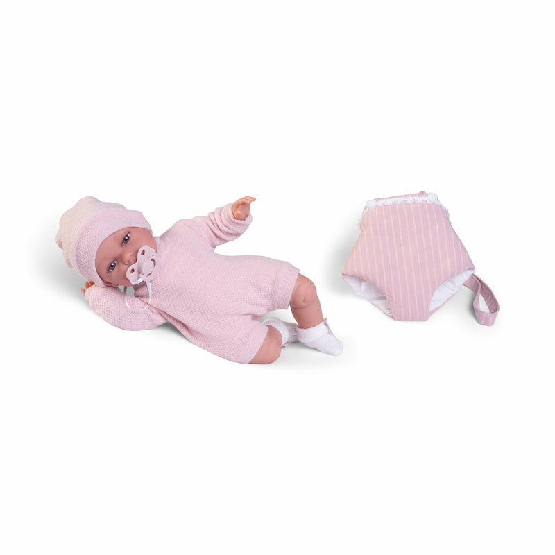 Toneta balbuceo con portabebe — Muñecas Antonio Juan, ref. 70357 (vista 4)