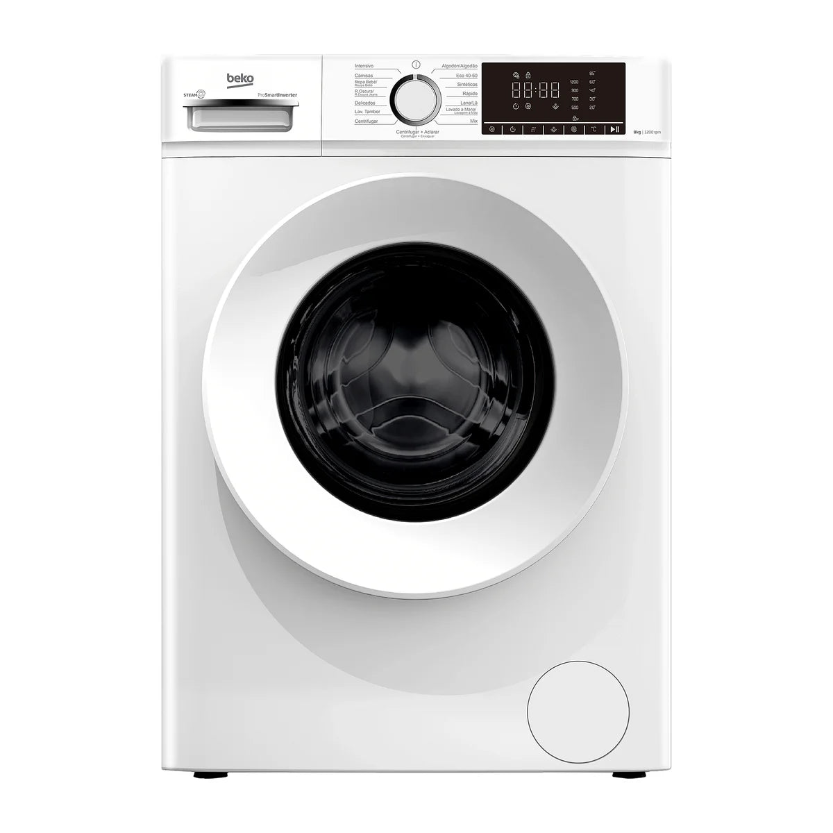 Lavadora Beko B1XW862WSPT 8 kg 1200 rpm Clase A