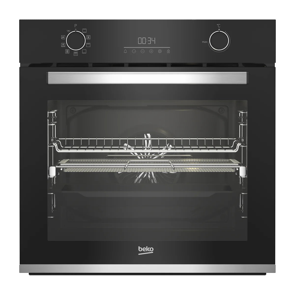 Horno pirolítico Beko BBIMA13302BMPE 72 L AirFry negro