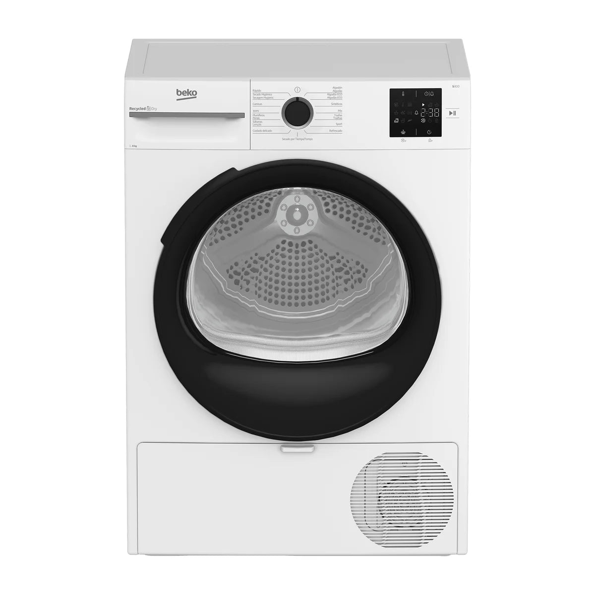 Secadora bomba de calor Beko BM3T38230WB 8 kg Clase D