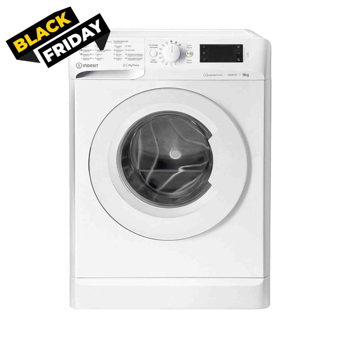 Indesit Lavadora 9 Kilos 1200 rpm Clase B (MTWE91295WSPT)