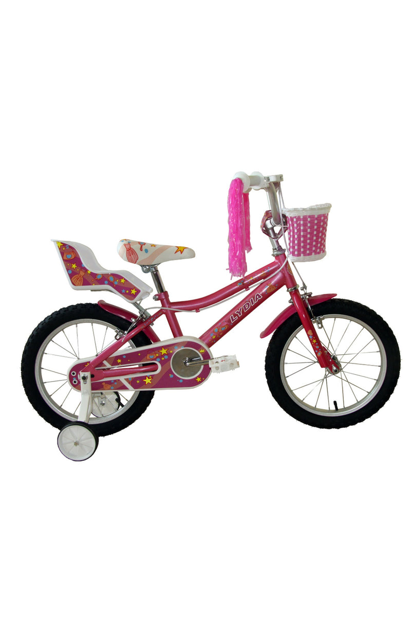 Bicicleta UMIT Lydia 16 Pulgadas para Niñas con Cesta y Portamuñecas - Ref. J1661