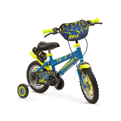 bicicleta infantil azul Toimsa Rayos 12 pulgadas para niños desde 3 años
