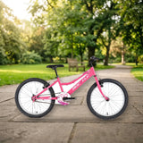 Biocycle Butterfly Bicicleta MTB 20" Niña V-Brake Rosa en el parque