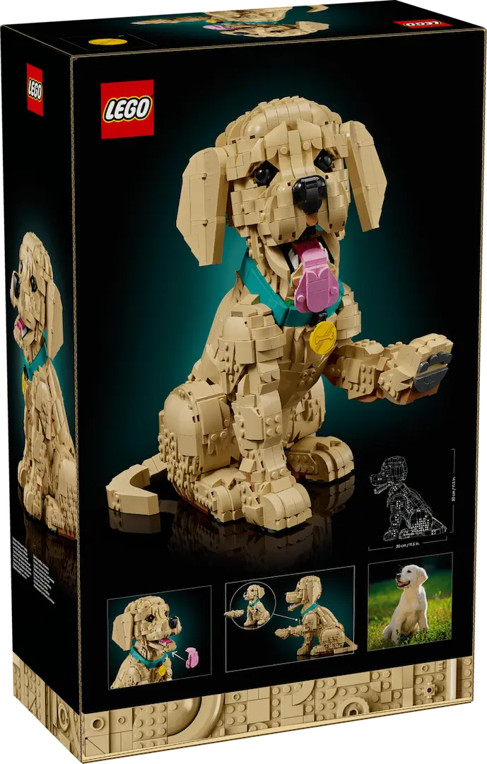 LEGO Icons 11384 Cachorro de Golden Retriever