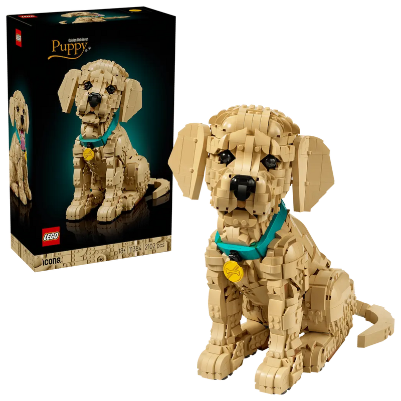 LEGO Icons 11384 Cachorro de Golden Retriever