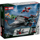 Parte trasera de la caja del LEGO Marvel 76347