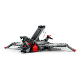 Quinjet LEGO 76347 con la cabina y el panel trasero abiertos