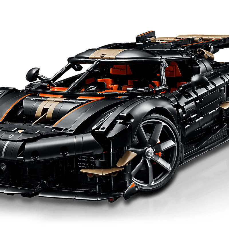 Detalle del motor V8 del LEGO Technic 42232