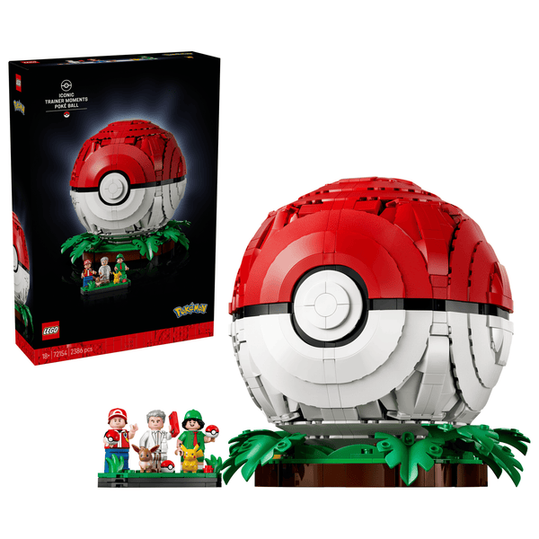 LEGO Pokémon Poké Ball: Grandes Momentos del Entrenador 72154 con su caja
