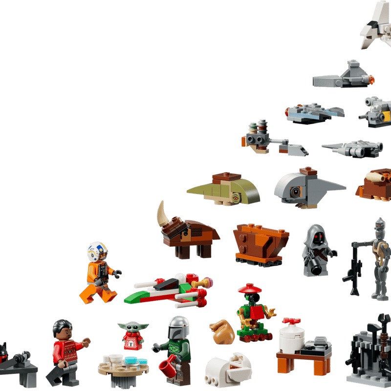 Contenido del calendario de adviento LEGO Star Wars 75456