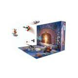 Mando y Grogu con jerséis navideños del LEGO 75456