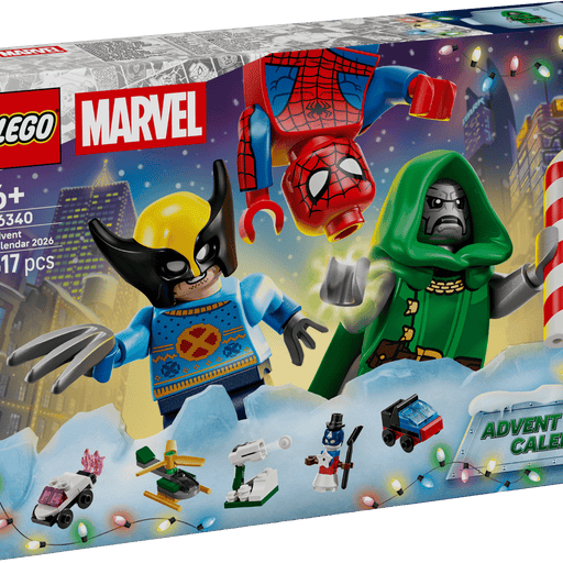 Caja del LEGO Marvel 76340 Calendario de Adviento 2026