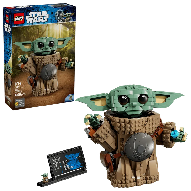 Caja LEGO Star Wars 75446 Grogu Aprendiz de Mandaloriano, 10+, 1200 piezas, con escudo Beskar y minifigura incluida