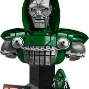 Busto del Doctor Doom LEGO Marvel 76345 montado