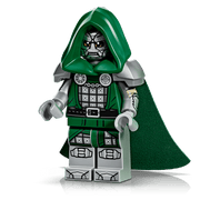 Detalle de la placa del pedestal del LEGO 76345