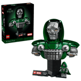 Caja del LEGO Marvel 76345 Busto del Doctor Doom