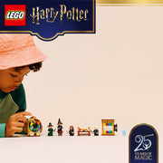 Mecanismo de ruleta giratoria de selección de casas del set LEGO 76460