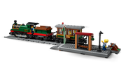 Andén de estación con marquesina, banco y farola del LEGO City 60511