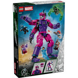 Parte trasera de la caja del LEGO Marvel 76348