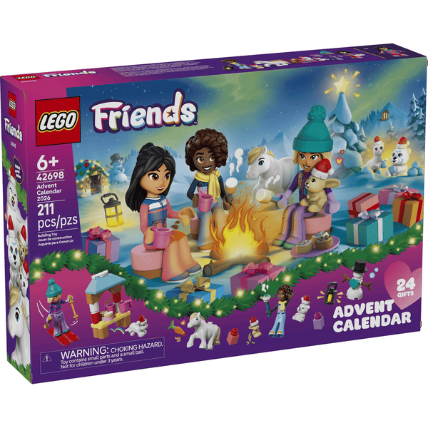 Caja del LEGO Friends Calendario de Adviento 2026 42698