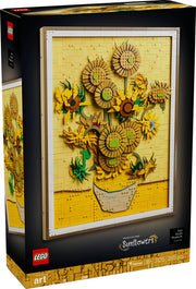caja del set lego art 31215 van gogh los girasoles
